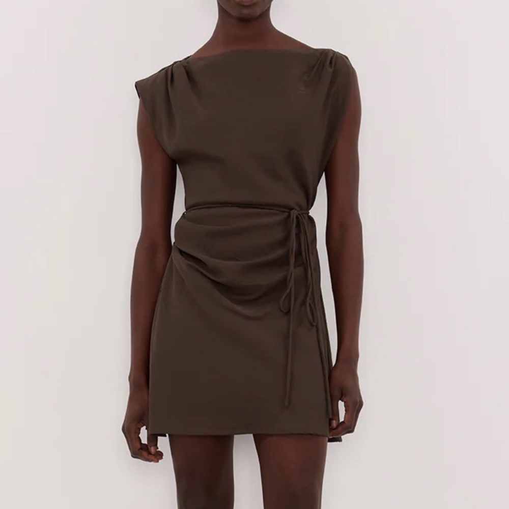 Dissh Marmo Draped Mini Dress